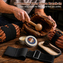 Prelady Baseball Glove Break-in Kit with Glove Mallet, Wrap, Cleaner & Leather Conditioner Oil for Baseball & Softball Mitt Care — 4