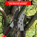 TABOR TOOLS GG12A Anvil Lopper with Compound Action, 30 Inch Tree Trimmer & Branch Cutter, Heavy Duty Tree Pruner with 2 Inch Cut Capacity, Chops Thick Dry Branches with Ease | GG12A 30 Inch Anvil Lopper with lever — 7