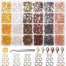 Jump Rings, Cridoz 2340Pcs Open Jump Rings and Lobster Clasps Jewelry Making Supplies Kit for Necklace and Jewelry… — 1