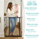 Regalo Safety 36" Extra Tall Baby Gate, Bottom of Stairs & Doorways