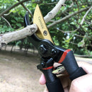 gonicc 8" Professional Premium Bypass Titanium Pruning Shears(GPPS-1003) | Golden Titanium Bypass Pruning Shears — 7