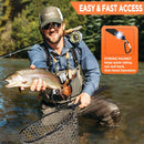 PLUSINNO Fly Fishing Net, Bass Trout Landing Net, Folding Fishing Nets Fresh Water, Safe Fish Catching or Releasing | 16 x 13 Hoop Size (28Extend Length) — 8