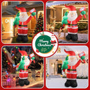 6 FT Christmas Inflatable Santa Claus Outdoor Decorations with Built-In LEDs, Blow-Up Santa for Yard Decorations, Inflatable Xmas Decorations for Christmas Indoor, Outdoor, Garden, Lawn, Winter Decor. — 5