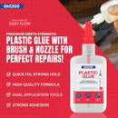 GH1200 (2-in-1) Super Glue for Plastic with Brush Applicator & Nozzle - Fast Setting Plastic Glue Heavy Duty for… — 4