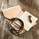 Silver Creek Realeather Leather Journal Kit, 4.5"x6", Natural (C4182-00) — 3