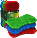 6 Pack Silicone Scrubbing Sponge by SCRUBIT - Real Silicon Non Scratch & Non Smell Kitchen Scrubber Pad for Dishes,… — 1