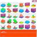 BONNYCO Brain Teaser Puzzles Pack of 30 Cubes for Party Favors for Kids — 1