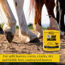 Fiebing's Hoof Oil for Horses with Mineral Oil (32 oz) - Hoof Dressing with Applicator Brush to Condition Dry, Split Hooves & Corns - Prevents Cracks, Splits & Contracted Feet with Semi Gloss Finish — 5