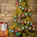 Kingdder 16.4 ft Christmas Garland with Light,Multicolor, Red and Green — 6
