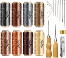FEPITO Leather Wax Thread Cord Sewing Kit for DIY Leather Crafts — 1
