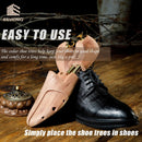 Cedar Shoe Tree with Twin Tubes,Red Cedar Wooden Shoe Trees For Men,Shoe keeper Sizes 6-16,Wood Shoe Form Holder — 7