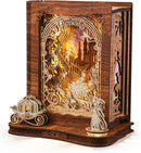 FUNPOLA Cinderella LED 3D Puzzle Nightlight – DIY Storybook Book Lamp – 3D Wood Puzzle Gifts, Home Décor for Adults — 1