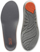 Sof Sole Insoles Men's High Arch Performance Full-Length Foam Shoe Insert - Grey - 7-8.5 — 1