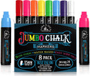 LANA & LUCA Jumbo Liquid Chalk Markers - Bold Colors - 8 Pack, 15mm | Multicolor — 1