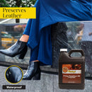 Fiebing's Prime Neatsfoot Oil 32 Fl Oz - Leather Conditioner & Preservative with Synthetic & Natural Animal Oil - Waterproof, Soften, Restore & Strengthen Leathercraft Shoe, Boot, Saddle, Couch, Purse — 2
