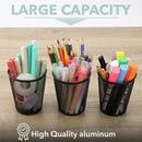 Mr. Pen- Mesh Pencil Holder Set, 6 Pack, Metal Desk Organizer Cups — 6