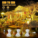 HEYFUNi 192 LED Christmas Net Lights Plug in, 9.8FT x 6.6FT Warm White — 4