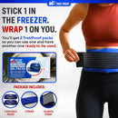 Ice Packs for Injuries Reusable (3-Piece Set) – Hot and Cold Ice Pack Therapy Gel Wrap Support – Supports Recovery, Joint and Muscle Pain – Knees, Back & More (3 Piece Set - Classic) — 2