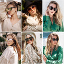 SOJOS Sunglasses for Women Men Vintage Style Shades UV400 Mirrored Lens | Black/Pink | 58 Millimeters — 3