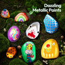 JOYIN Rock Painting Kit for Kids, Arts and Crafts for Girls & Boys Ages 6-12, DIY Supplies for Painting Rocks, Easter Craft Kits Art Set, Kids Birthday Christmas Presents, Family Indoor Activity | Original — 2