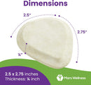 Felt Metatarsal Pads for Women, Men, Skived (1/4" Thick) - USA Made 6 Pairs 2