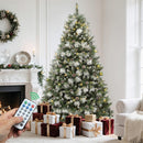 YITAHOME 6ft Prelit Scotch Pine Christmas Tree with Remote Control — 1