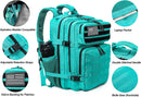 LHI Military Tactical Backpack for Men and Women 45L Army 3 Days Assault Pack Bag Large Rucksack with Molle System Lake Blue — 4