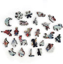 Wooden Jigsаw Puzzle for Adults - Uniquely Shaped Pieces - Made in The USA by FoxSmartBox - 263 Pieces - Christmas eve at Yapp's Crossing — 3