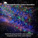 Dirnun Led Christmas Net Lights Outdoor Christmas Lights Multicolor 160LED 5ftx7ft, Waterproof Outdoor Indoor Fairy Mesh Net Light for Xmas Party, Yard, Patio, Trees, Shrubs, Bushes Decorations — 3