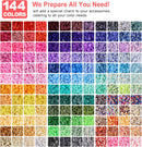 Redtwo 23000 Pcs 144 Colors Clay Beads Bracelet Making Kit — 2