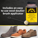 Fiebing's Red Suede Dye (4 oz) - Recolor, Brighten & Restore Suede & Roughout Leather Shoes, Furniture, Purse, Jacket - Includes Wool Dauber for Easy Application - Flexible When Dry, Won't Crack/Peel — 5