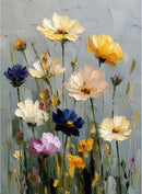 Ausanrl Flowers Square Diamond Painting Kits - Square Drill Diamond Paintings Flowers,Square Diamond Art,DIY Flower Gem Painting for Adults and Crafts for Gifts and Home Wall Decor 12x16inch | Flower C | 12x16inch(Square diamond painting) — 1