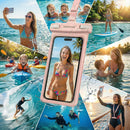 wellhouse 3D Waterproof Phone Pouch with Lanyard,Premium TPU100FT Deep Waterproof Phone Case for iPhone 17 16 15 14 13 12 Pro Max XS Samsung,Snorkeling, Surfing, Kayaking,Skiing,Hot Springs — 7