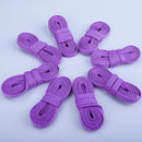 Teskyer Shoe Laces for Sneakers, 4 Pairs Flat Shoelaces | Light Purple — 2