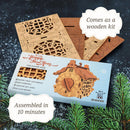 iDventure New Year DIY Puzzle Box, 3D Wooden Puzzle for Adults, Gift Box — 3