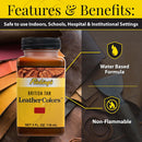 Fiebing's LeatherColors (4 Fl Oz, British Tan) - Leather Dye for Leather - Water-Based, Non-Flammable Formula - Permanent & Penetrating Color for Shoes, Boots, Furniture - Safe for Institution Use — 2
