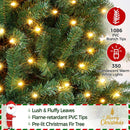 Yaheetech 7.5ft Pre-lit Pencil Artificial Christmas Tree, Green — 7