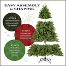 National Tree Company 7.5ft Pre-Lit Winchester Pine Slim Christmas Tree — 5