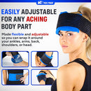 Ice Packs for Injuries Reusable (3-Piece Set) – Hot and Cold Ice Pack Therapy Gel Wrap Support – Supports Recovery, Joint and Muscle Pain – Knees, Back & More (3 Piece Set - Classic) — 4