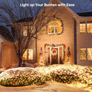 WBao Christmas Lights Outdoor, 200LED 8.4ft x 5.2ft Christmas Net Lights with 8 Modes, Timer, End to End Connectable, Waterproof LED Net Lights for Lawn, Bushes, Trees Xmas Decorations, Warm White — 5