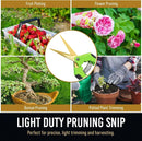 8.5" Professional Bypass Pruning Shears & Gardening Scissors Set - Super Sharp Premium Garden Shears | Pruning Shears For Gardening, Garden Hedge Clippers Handheld Pruners - Garden Scissors | Shears + Scissors — 7