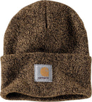Carhartt Men's Iconic A18 Watch Cap Beanie - Dark Brown/Sandstone — 1