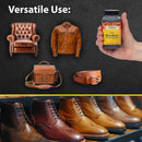 Fiebing's Acrylic Resolene (4 oz) - Protective Acrylic Leather Finisher - Glossy Finish Top Coat for Dyed & Polished Leathercraft - Flexible, Durable, Water Resistant for Boots, Couch, Purse (Brown) — 3