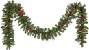 National Tree Company 9ft Pre-Lit Crestwood Spruce Christmas Garland — 1