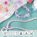 210-270PCS Assorted Acrylic Bead Charms,Cute Beads for Bracelet 4 Colors A — 5