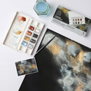 Winsor & Newton Cotman Watercolor Paint Set, 8 Half Pan, Metallic Set | 8 Half Pan Metallic Colors — 3
