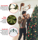 National Tree Company 7.5ft Unlit North Valley Spruce Christmas Tree — 4