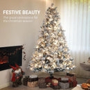 HOMCOM 7.5 ft Artificial Prelit Christmas Tree with Realistic Fraser Fir — 3