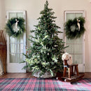 Fraser Hill Farm 7.5-Ft. Woodside Pine Artificial Christmas Tree with Stand and No Lights, Unlit Foldable Fake Christmas Tree with Realistic Foliage for Home Decoration — 2