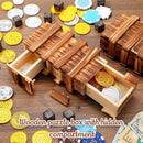 4 Pcs Puzzle Boxes with Hidden Compartments Money Puzzle Box — 4